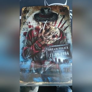 Freddy Krueger Wall Decor 8x12